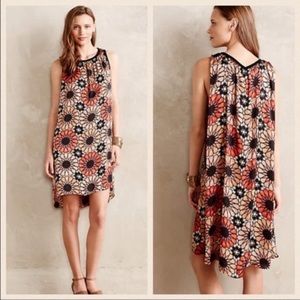 Morgan Carper Nomad Floral Cape Anthropologie Dress